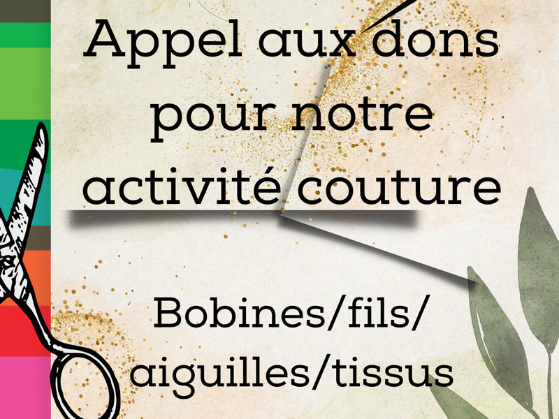 C&rsquo;est le moment de faire le vide et de donner une deuxi&egrave;me vie &agrave; vos fils, aiguilles, et autres tissus ;-)