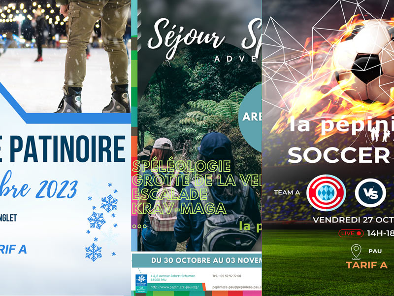 2 semaines tr&egrave;s toniques avec au programme patinage, tyrolienne g&eacute;ante, sp&eacute;l&eacute;o, escalade, soccer, ...