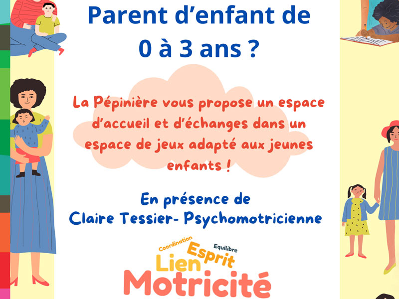 Pour &eacute;changer avec des professionnels de la petite enfance, dans un espace de jeux adapt&eacute; aux touts petits