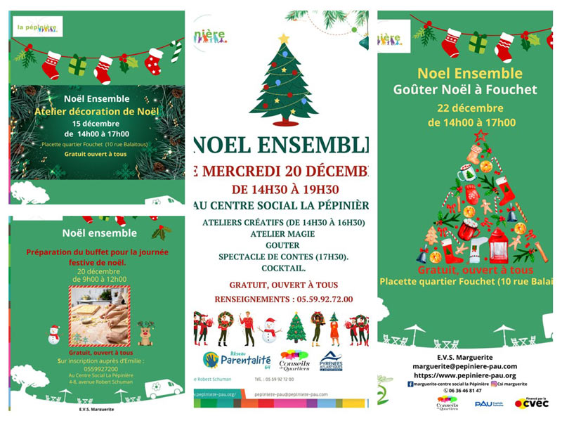 Les habitants de Fouchet, les &eacute;tudiants du Crous et La P&eacute;pini&egrave;re se mobilisent pour partager des moments de convivialit&eacute; autour de No&euml;l.
