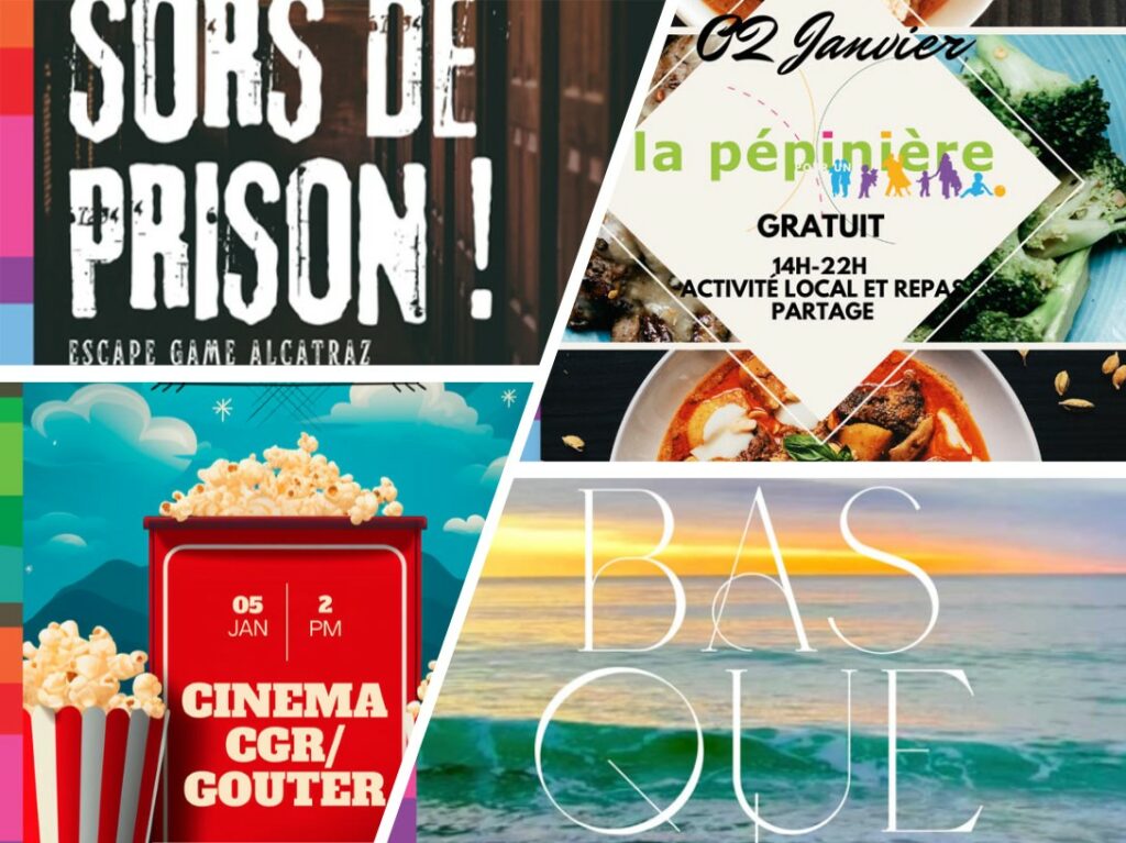 Au programme : cuisine en famille, escape game, sortie au Pays basque espagnol, cin&eacute;