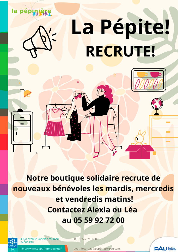 la pépite recherche bénévoles